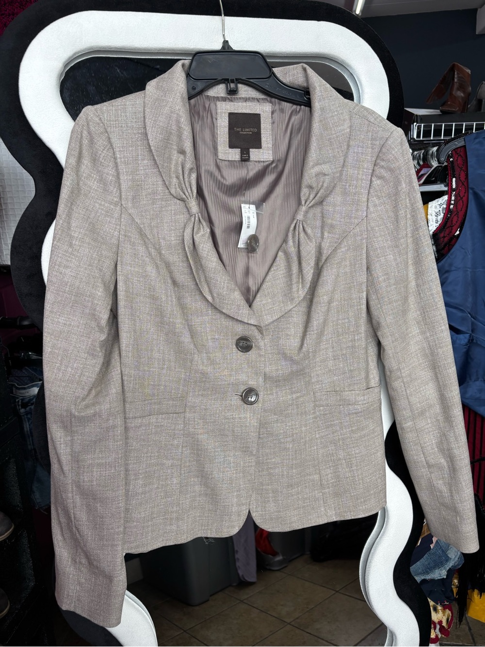 The Limited Beige Taupe Women's Blazer Jacket